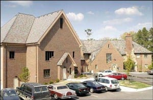 This building was a fraternity in its previous life. Now it is home to KPR and the Audio-Reader Network.